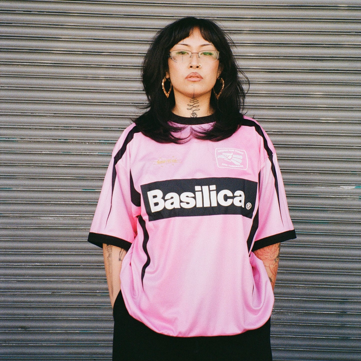 REVERSIBLE STRIKER JERSEY BLUE/PINK