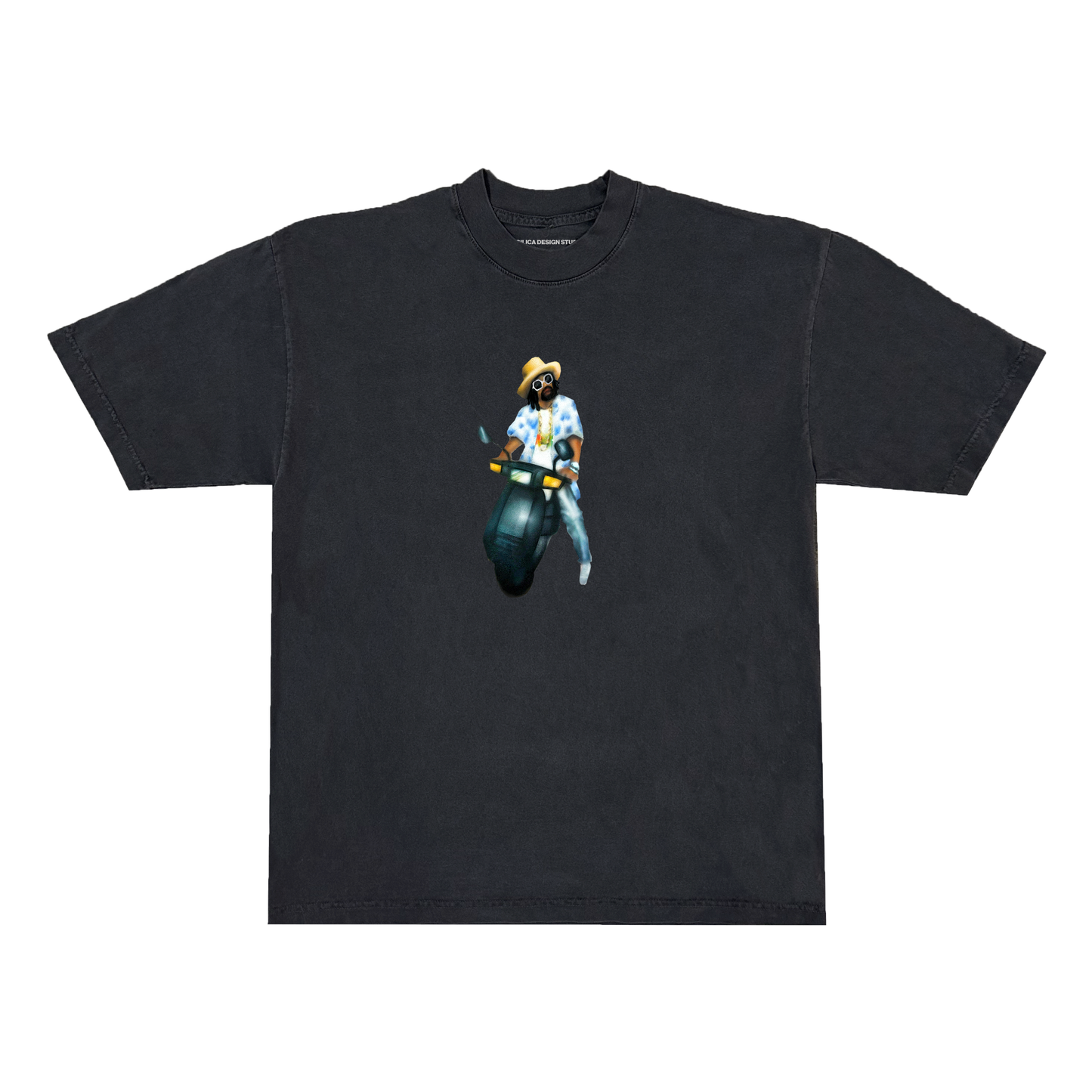 THIZZY MARLEY HEAVY TEE WASHED BLACK