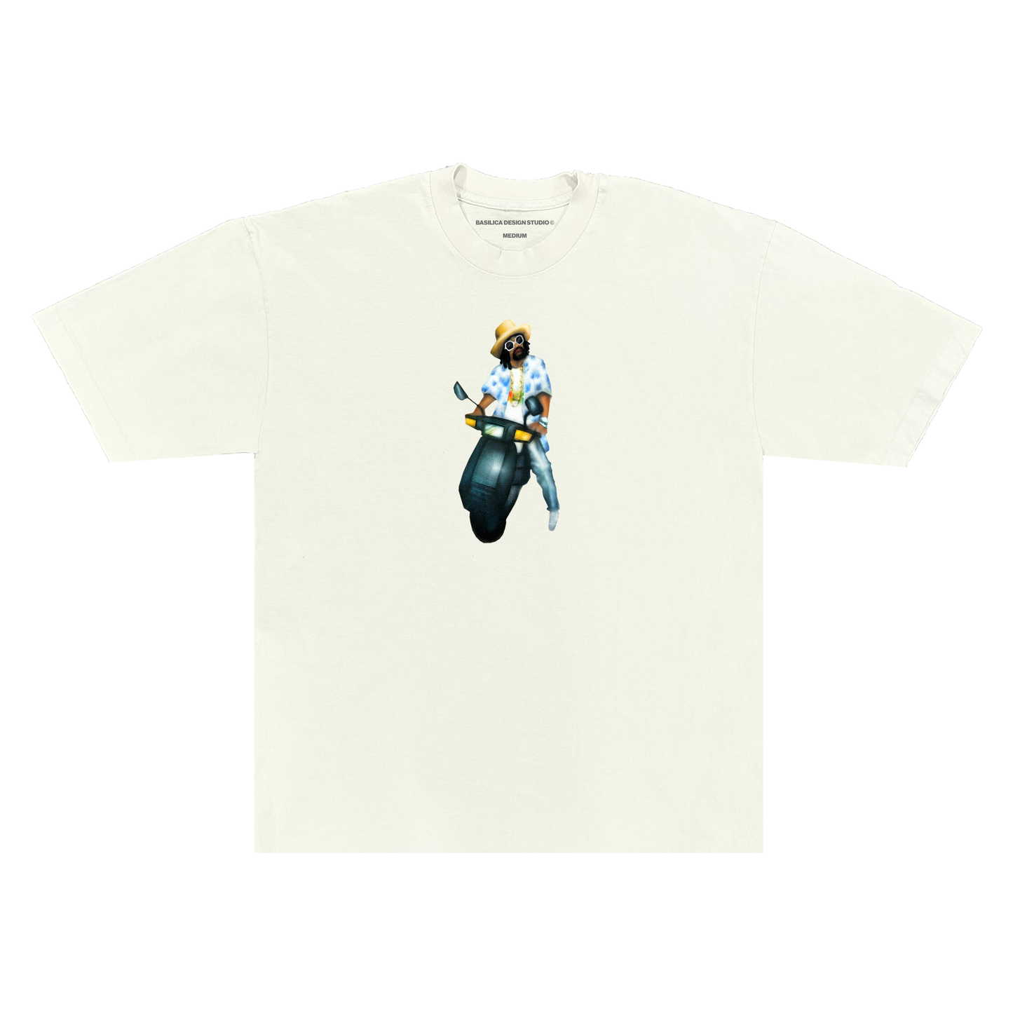 THIZZY MARLEY HEAVY TEE OFF WHITE
