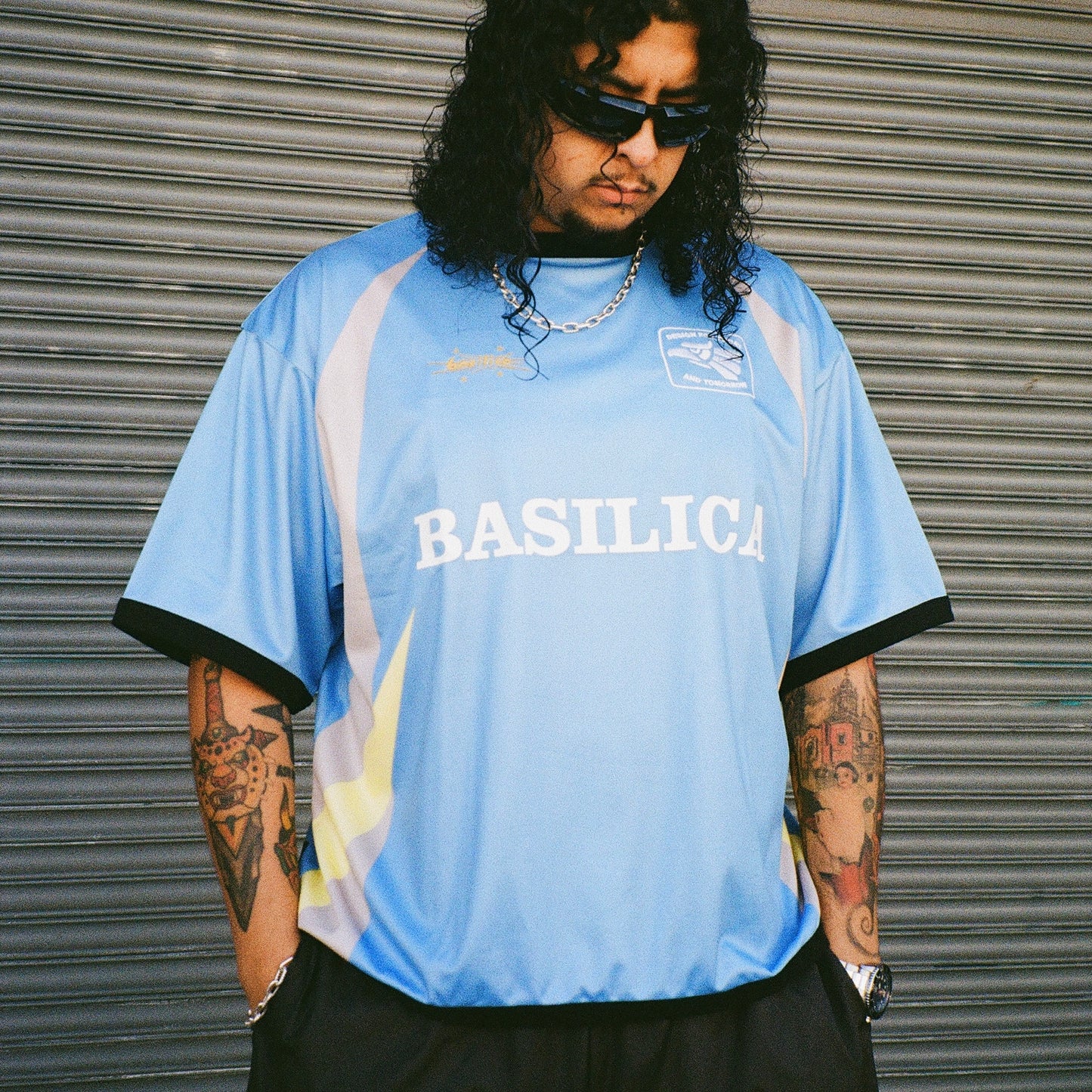 REVERSIBLE STRIKER JERSEY BLUE/PINK