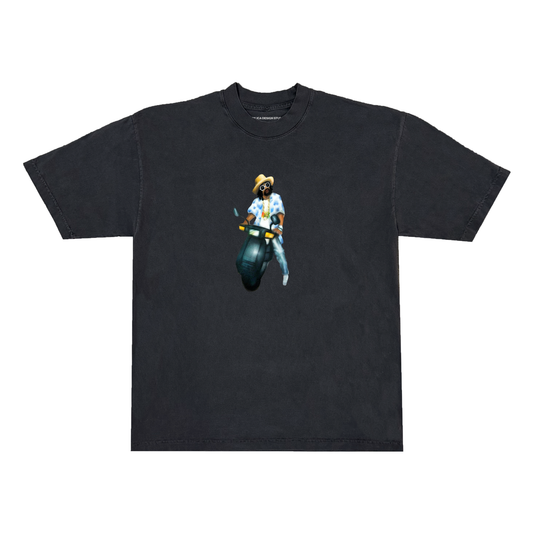 THIZZY MARLEY HEAVY TEE WASHED BLACK