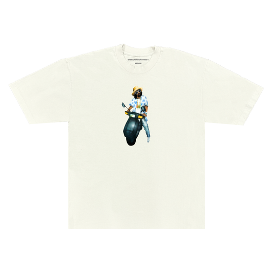 THIZZY MARLEY HEAVY TEE OFF WHITE